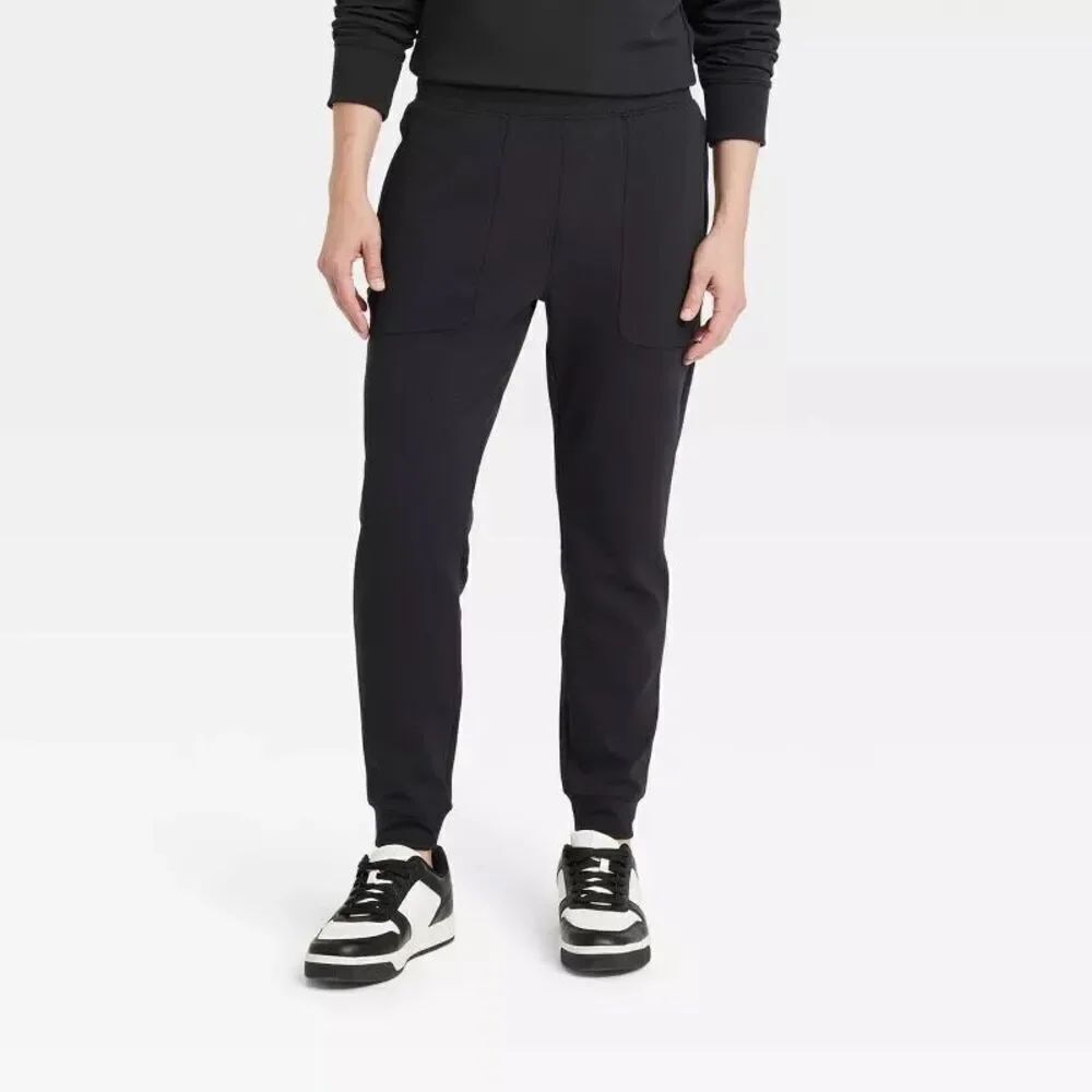 ✨All In Motion Men's Heavyweight Waffle Knit Sz Medium Jogger Sweatpants Pants✨